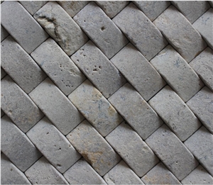 China Travertine Mosaic Manufacture A033s