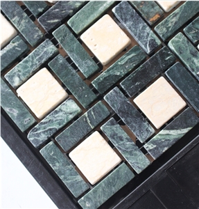 China Yellow Marble Mosaics Manufacture A054s-8