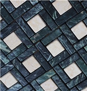 China Yellow Marble Mosaics Manufacture A054s-8