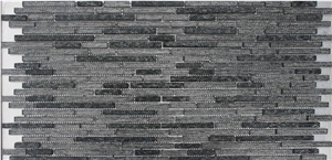 Glass Mixed Aluminium Mosaic Manufacture H5413 10x98/10x148/10x48mm Silk Road Metal