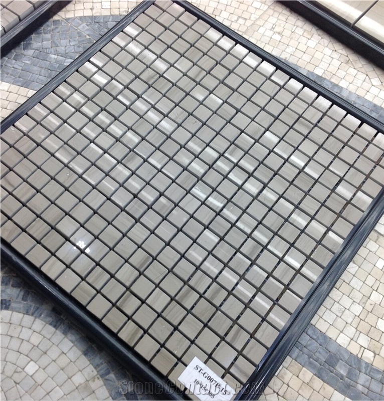 High Quality China Athens Grey Mosaic Manufacturer 10x15mm St-G007p-15