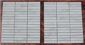 Oriental White Mosaic Manufacturer China Rectangle Nvot-W0063