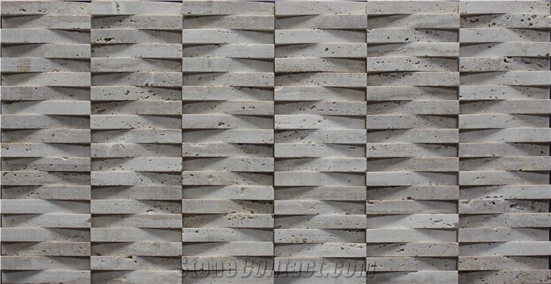 Travertine Mosaic Manufacture China Hy-09