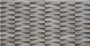 Travertine Mosaic Manufacture China Hy-09