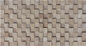 Travertine Mosaic Manufacture China Square A009dc-30