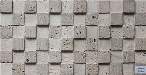 Travertine Mosaic Manufacture China Square A009dc-50