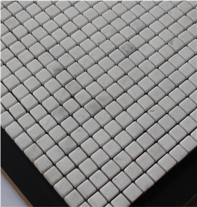 Volakas Marble Mosaic,White Marble Mosaic China Manufacture A120m-15a