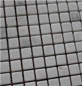 Volakas Marble Mosaic,White Marble Mosaic China Manufacture A120m-15a