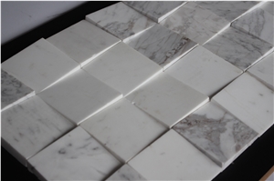 Volakas Marble Mosaic,White Marble Mosaic China Manufacture Hy-103