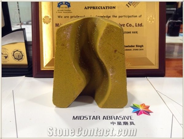 S Shape Synthetic Frankfurt Abrasive for Marble