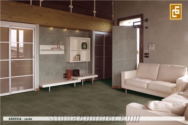 Ardosia Verde Brazil Green Slate Floor Tiles