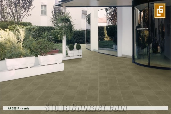 Ardosia Verde Brazil Green Slate Floor Tiles