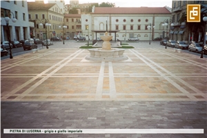 Pietra Di Luserna Rossicio Pavement