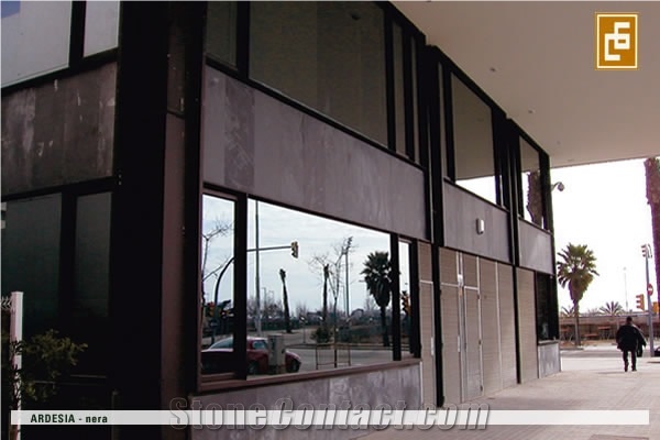 Preta Ardosia - Ardesia Nero Brazilian Black Slate Wall and Floor Tiles