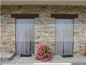 Quartzite Di Barge - Gialla Di Barge Quartzite Walling