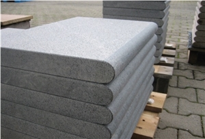 China Black Granite,G654 Pool Coping,Sesame Black,Padang Dark,Dark Grey,Graphite Grey Pool Coping
