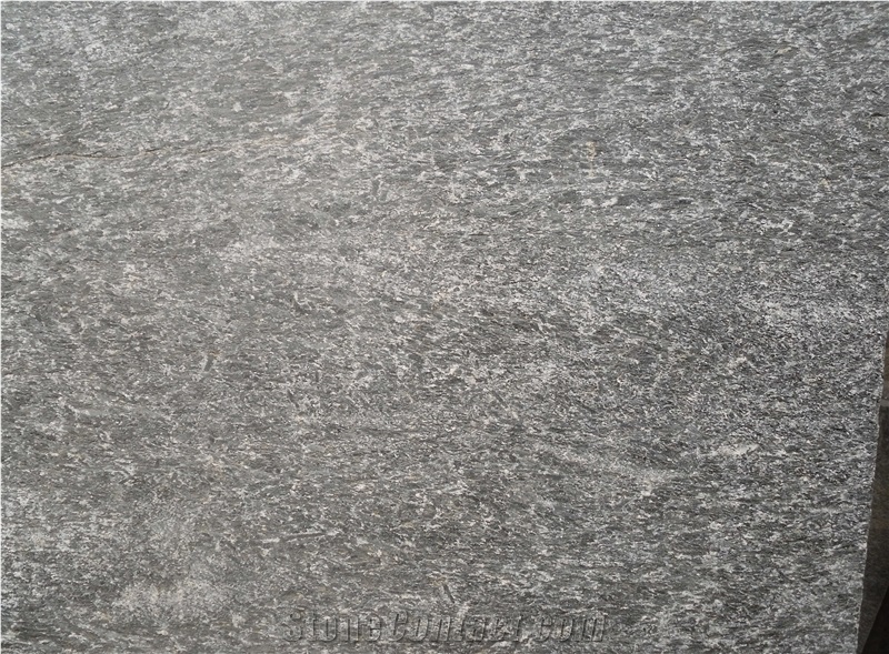China Black Quartzite Slabs & Tiles