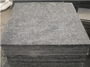 China Black Quartzite Slabs & Tiles