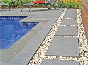 China Grey Basalt / Hainan Grey Basalt / Hainan Basalt /Lava Stone /Basaltina /Basalto /Inca Grey Pool Coping Pavers Tiles
