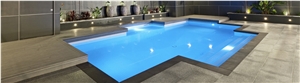China Honed Bluestone Pool Coping Slabs&Tiles/Black Basalt/Kerbstone/Lava Stone Basaltina /Basalto /Inca Grey for Walling Flooring,Cladding