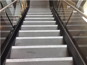 China Honed Bluestone Slabs&Steps/Black Basalt/Kerbstone/Lava Stone Basaltina /Basalto /Inca Grey for Walling Flooring,Cladding