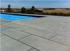 China Honed Bluestone Slabs&Tiles/Black Basalt/Kerbstone/Lava Stone Basaltina /Basalto /Inca Grey for Walling Flooring,Cladding