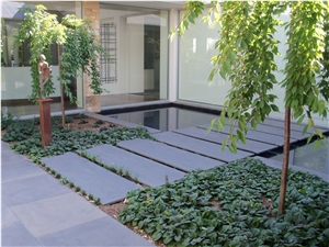China Honed Bluestone Slabs&Tiles/Black Basalt/Kerbstone/Lava Stone Basaltina /Basalto /Inca Grey for Walling Flooring,Cladding