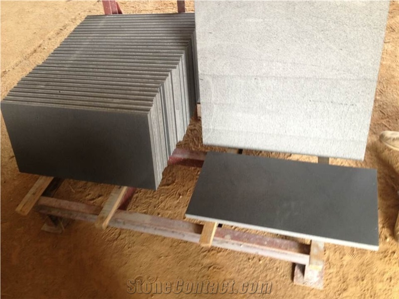 China Honed Bluestone Slabs&Tiles/Black Basalt/Kerbstone/Lava Stone Basaltina /Basalto /Inca Grey for Walling Flooring,Cladding