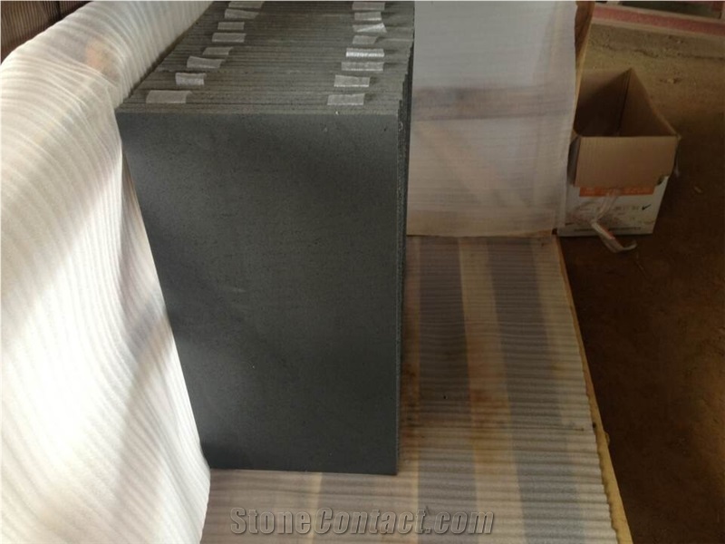 China Honed Bluestone Slabs&Tiles/Black Basalt/Kerbstone/Lava Stone Basaltina /Basalto /Inca Grey for Walling Flooring,Cladding