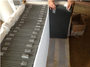 China Honed Bluestone Slabs&Tiles/Black Basalt/Kerbstone/Lava Stone Basaltina /Basalto /Inca Grey for Walling Flooring,Cladding