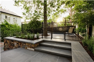 China Honed Bluestone Slabs&Tiles&Steps/Black Basalt/Kerbstone/Lava Stone Basaltina /Basalto /Inca Grey for Walling Flooring,Cladding