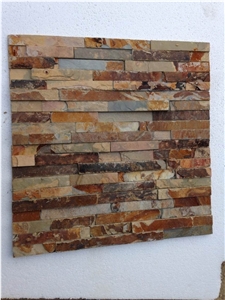 China Multicolor Slate Culture Stone /Ledge Stone/Veneer/Stacked Stone for Wall Cladding