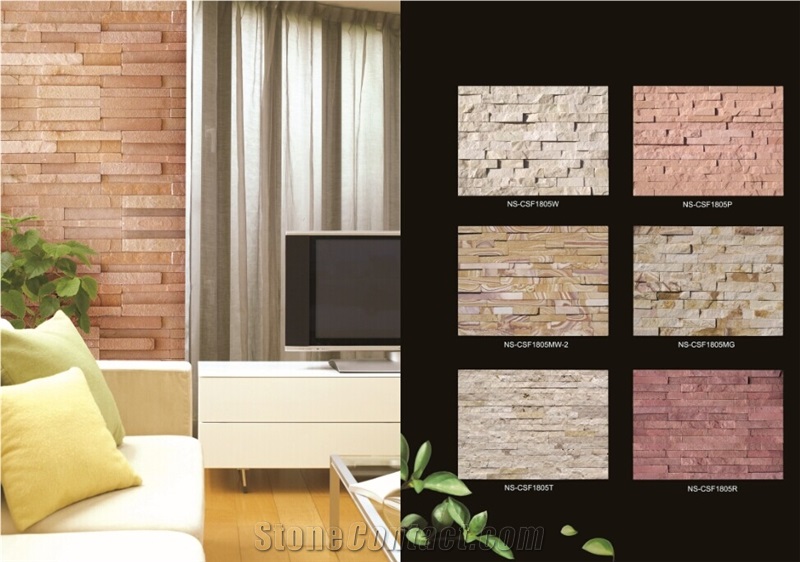China Multicolor Slate Culture Stone /Ledge Stone/Veneer/Stacked Stone for Wall Cladding