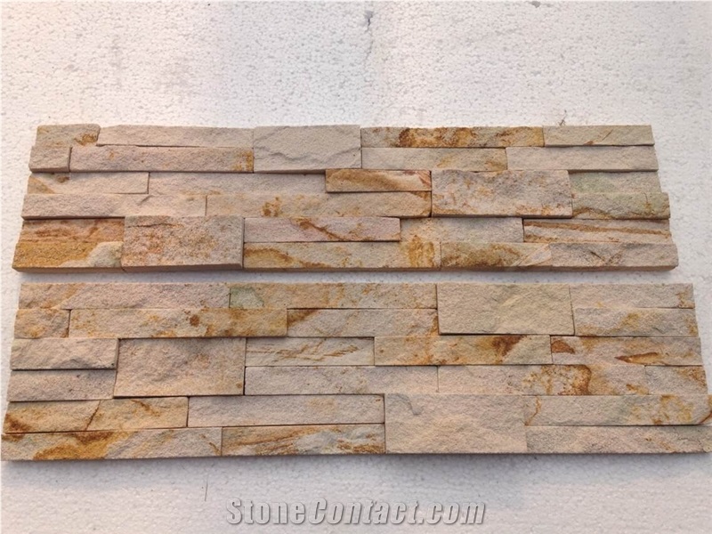 China Multicolor Slate Wall Panel Ledge Stone / Stacked Stone / Veneer / Culture Stone for Wall Clading