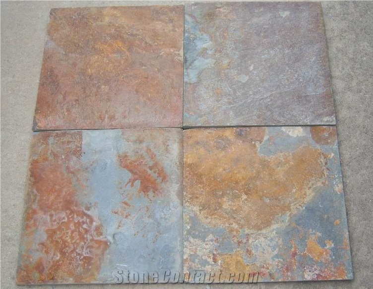 China Rust Slate, Hebei Rust Slate Tiles & Tiles