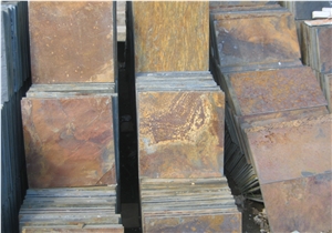 China Rust Slate, Hebei Rust Slate Tiles & Tiles
