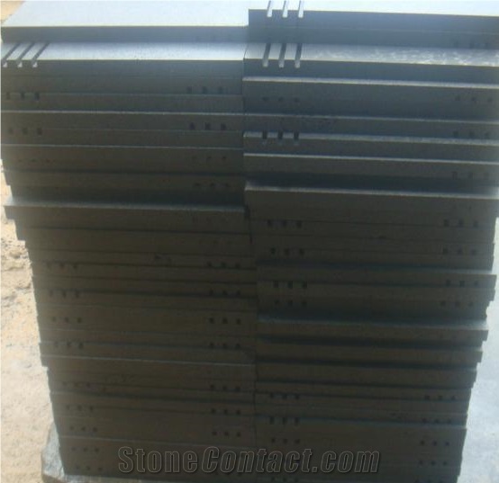 Dark Basalt/Hainan Black Basalt/China Blue Stone/Tiles&Slabs/Walling/Paving/Flooring/Sawn/Honed/Polished/Sawn/Pool Coping