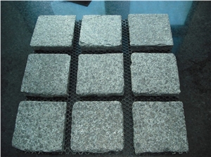 G684 Black Basalt Cobble on Mesh,China Black Basalt,Fuding Black,Raven Black,Black Pearl Cobble Stone,Granite Cobble Stone