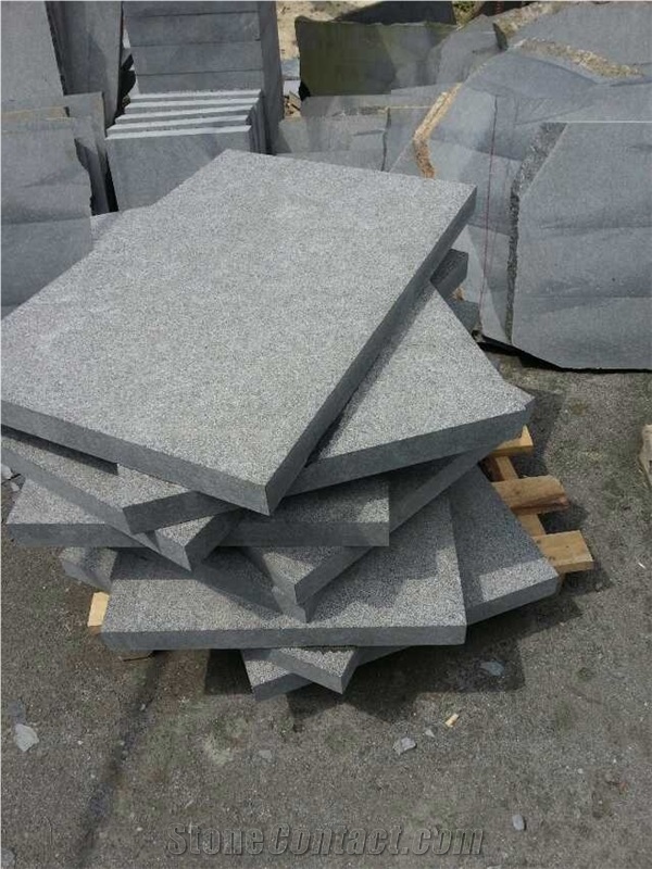 G684 Flamed,China Black Basalt,Raven Black,Black Pearl Flamed Slabs&Tiles