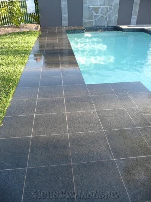 G684 Granite /China Black Basalt/Black Granite/Fuding Black/Black Pearl Granite Slab&Tiles&Pool Coping&Border