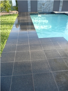 G684 Granite /China Black Basalt/Black Granite/Fuding Black/Black Pearl Granite Slab&Tiles&Pool Coping&Border