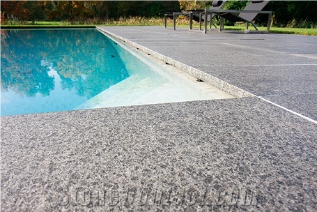 G684 Granite /China Black Basalt/Black Granite/Fuding Black/Black Pearl Granite Slab&Tiles&Pool Coping&Border