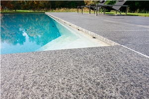 G684 Granite /China Black Basalt/Black Granite/Fuding Black/Black Pearl Granite Slab&Tiles&Pool Coping&Border