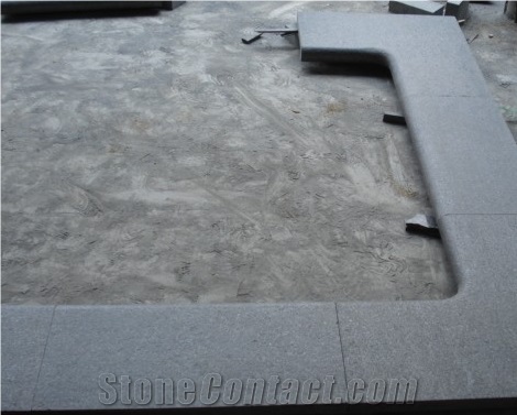 Hainan Black Basalt Pool Coping/Border/Coper/Dark Basalt/China/Honed