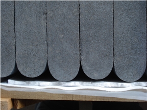Hainan Black Basalt Pool Coping/Border/Coper/Dark Basalt/China/Honed