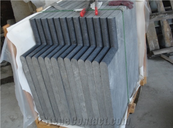 Hainan Black Basalt Pool Coping/Border/Coper/Dark Basalt/China/Honed