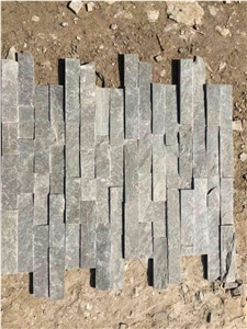 Natural Slate Wall Panel, Stone Veneer, Wall Cladding, Ledgestone, Stacked Stone,Decorative Wall Tile,Nature Culture Stone,Dry Stack Panel,Wall Stone, China Multicolor Slate Wall Cladding