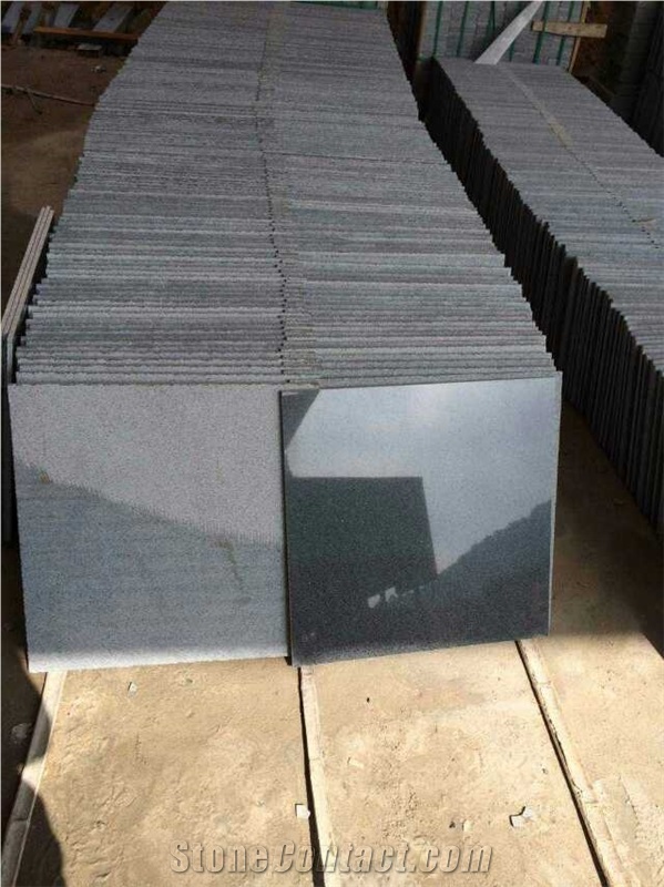 G654 Granite Slabs & Tiles, China Black Granite