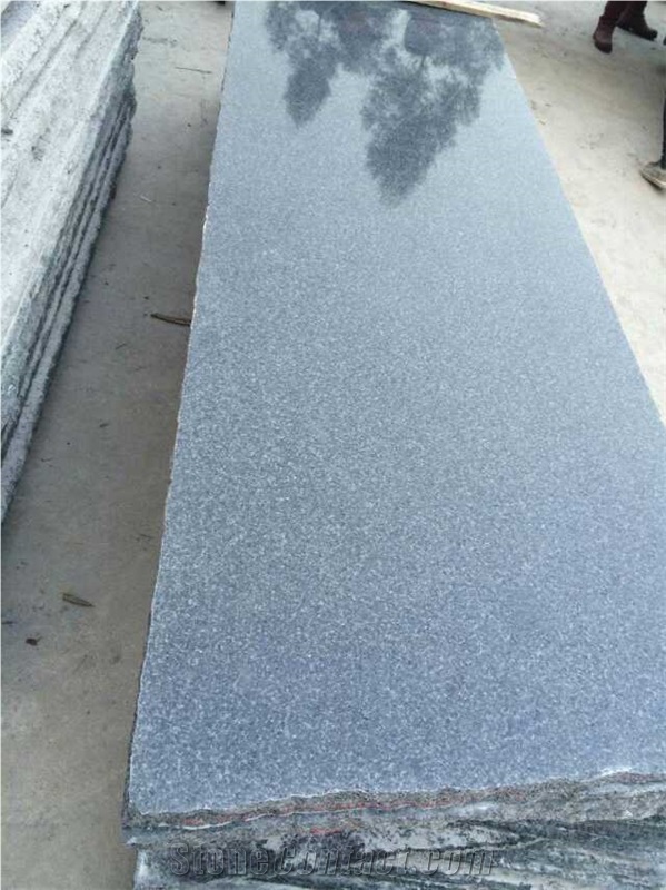 G654 Granite Slabs & Tiles, China Black Granite