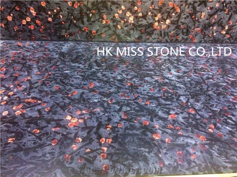 Night Rose Granite Slabs & Tiles